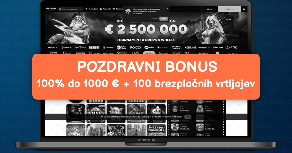 Hotline Casino banner